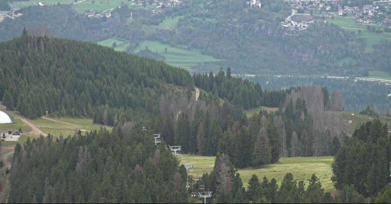 Webcam Alpe Cermis  - Seggiovia Lagorai