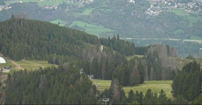 Webcam Alpe Cermis  - Seggiovia Lagorai