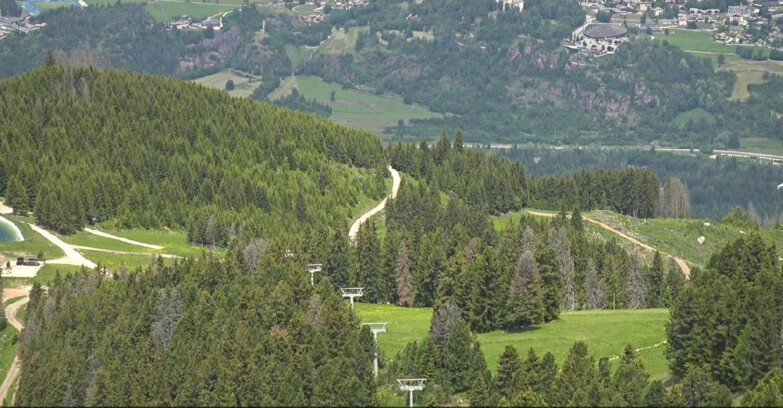 Webcam Alpe Cermis  - Seggiovia Lagorai