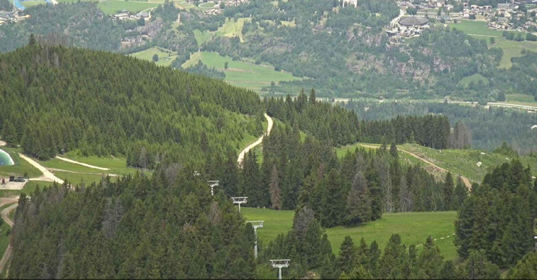 Webcam Alpe Cermis - Lagorai Sesselbahn