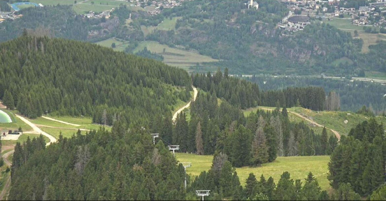 Webcam Alpe Cermis - Lagorai Sesselbahn