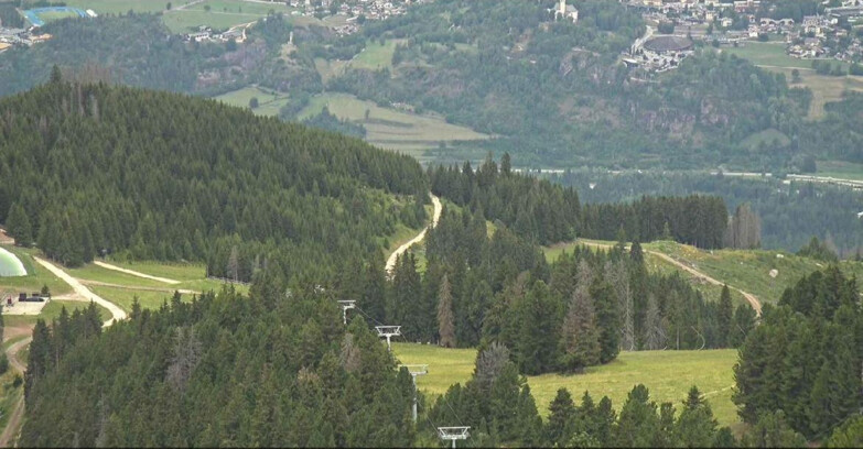 Webcam Alpe Cermis - Lagorai Sesselbahn