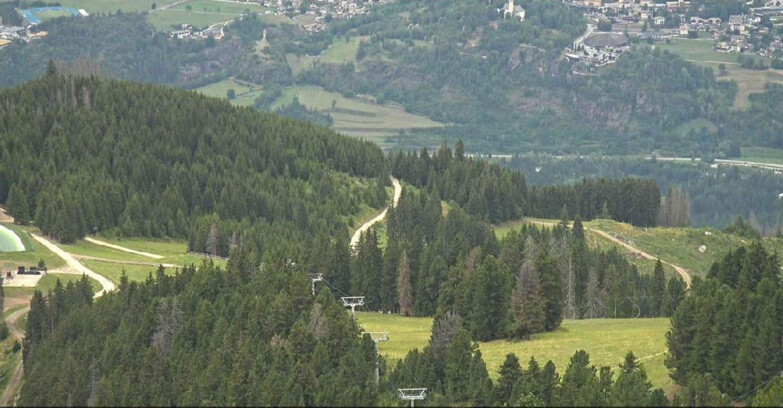 Webcam Alpe Cermis - Lagorai Sesselbahn