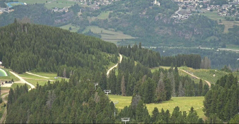 Webcam Alpe Cermis - Lagorai Sesselbahn