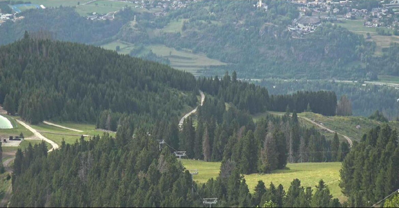 Webcam Alpe Cermis - Lagorai Sesselbahn