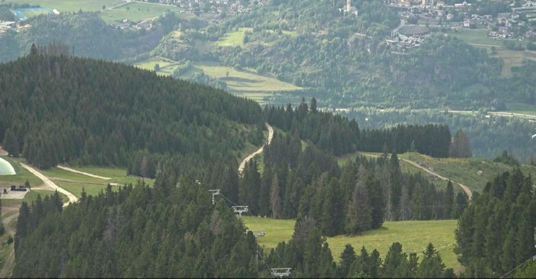 Webcam Alpe Cermis - Lagorai Sesselbahn