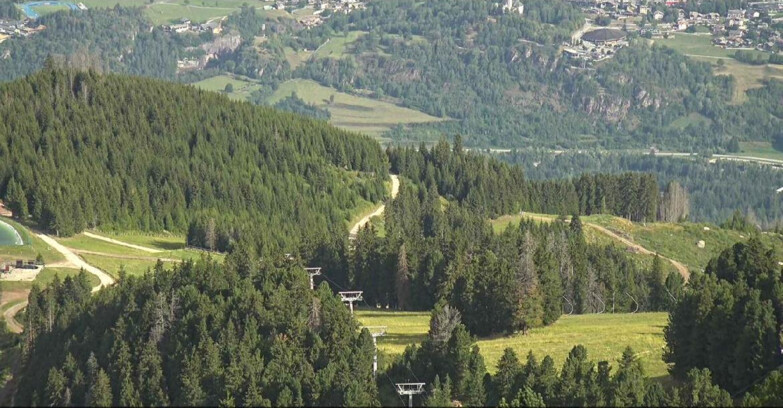 Webcam Alpe Cermis - Lagorai Sesselbahn