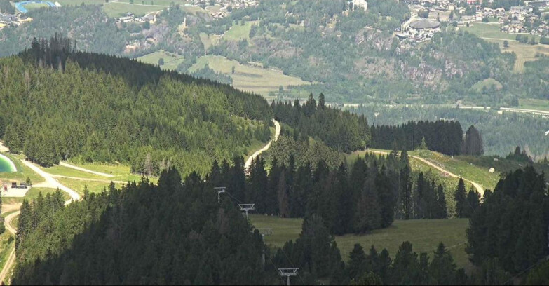 Webcam Alpe Cermis - Lagorai Sesselbahn