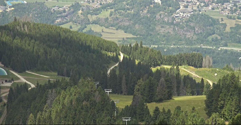 Webcam Alpe Cermis - Lagorai Sesselbahn