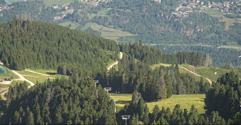 Webcam Alpe Cermis - Lagorai Sesselbahn