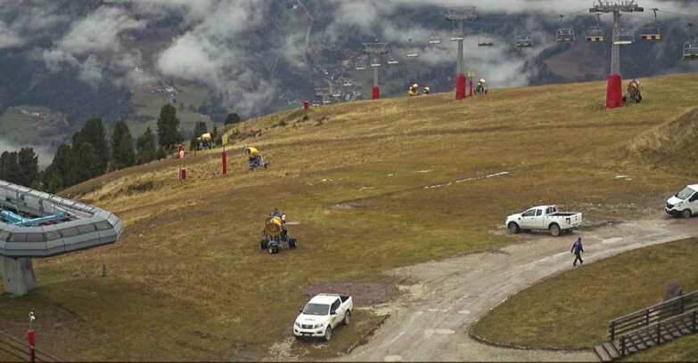 Webcam Alpe Cermis - Sesselbahn und Piste Lagorai