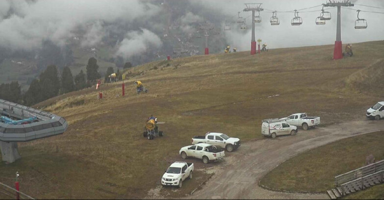 Webcam Alpe Cermis - Sesselbahn und Piste Lagorai