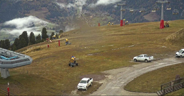 Webcam Alpe Cermis - Sesselbahn und Piste Lagorai
