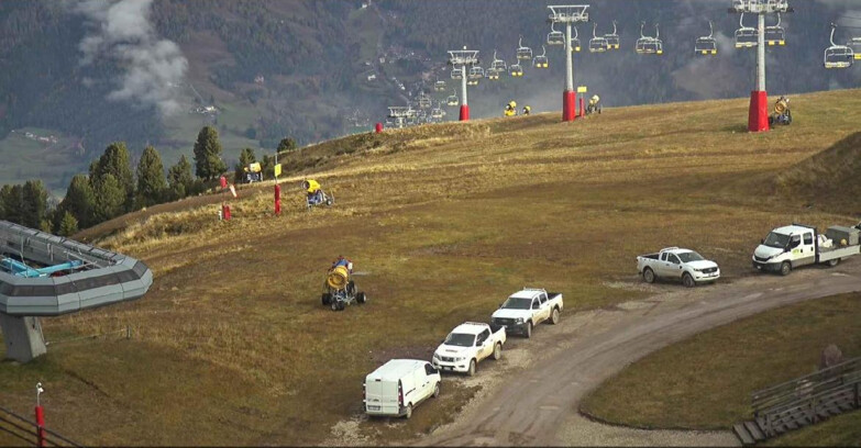 Webcam Alpe Cermis - Sesselbahn und Piste Lagorai