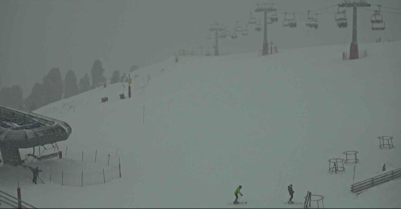 Webcam Alpe Cermis  - Chairlift and slope Lagorai