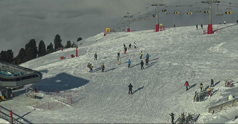 Webcam Alpe Cermis  - Chairlift and slope Lagorai