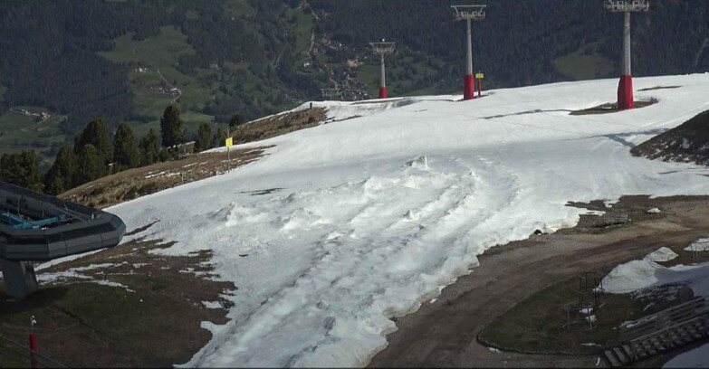 Webcam Alpe Cermis - Sesselbahn und Piste Lagorai