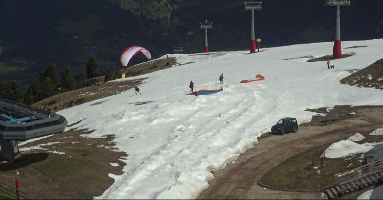 Webcam Alpe Cermis - Sesselbahn und Piste Lagorai