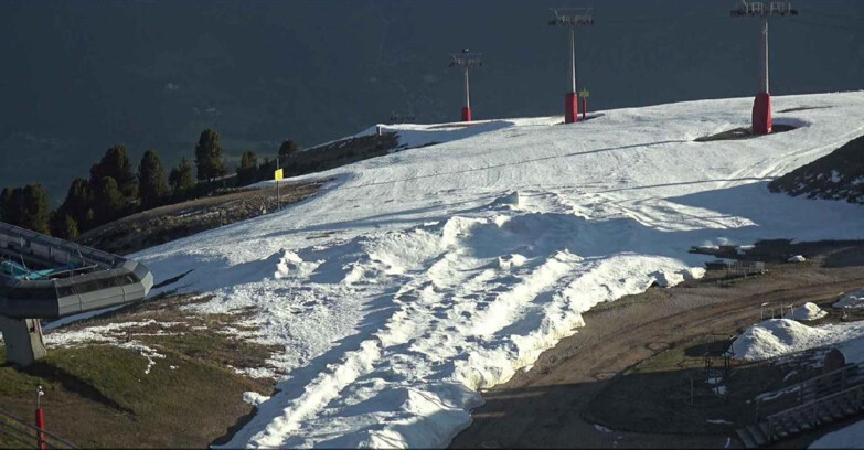 Webcam Alpe Cermis - Sesselbahn und Piste Lagorai