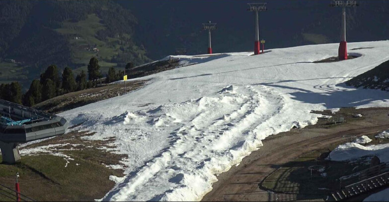 Webcam Alpe Cermis - Sesselbahn und Piste Lagorai