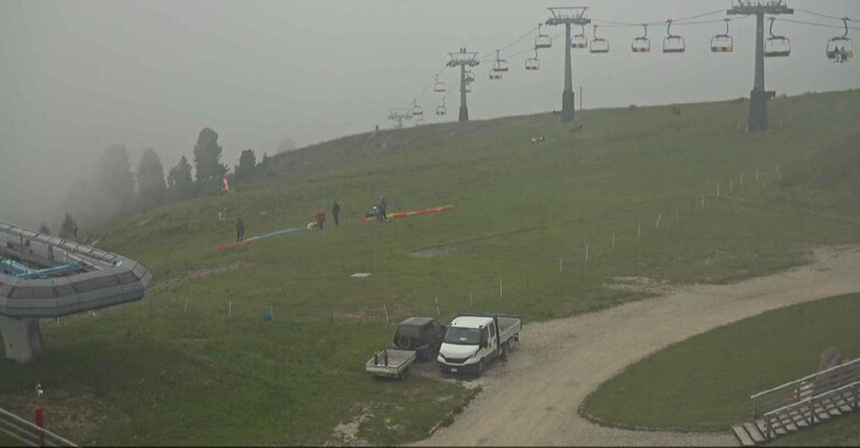 Webcam Alpe Cermis  - Chairlift and slope Lagorai