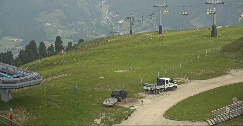 Webcam Alpe Cermis  - Chairlift and slope Lagorai
