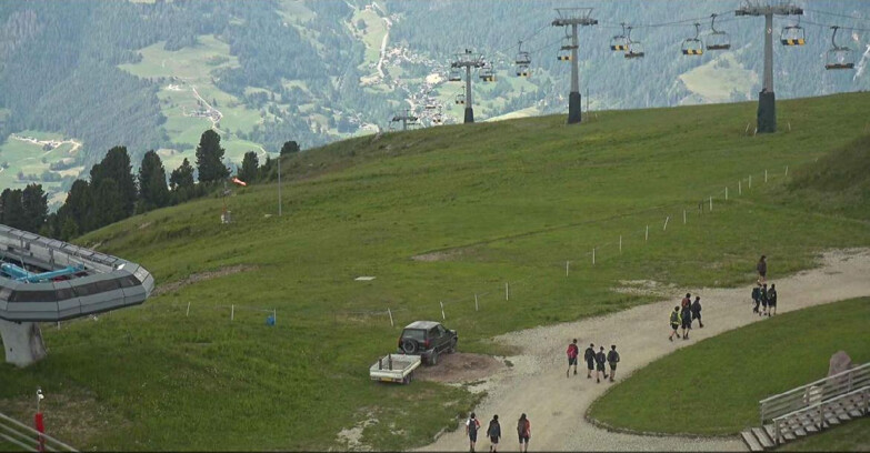 Webcam Alpe Cermis  - Chairlift and slope Lagorai