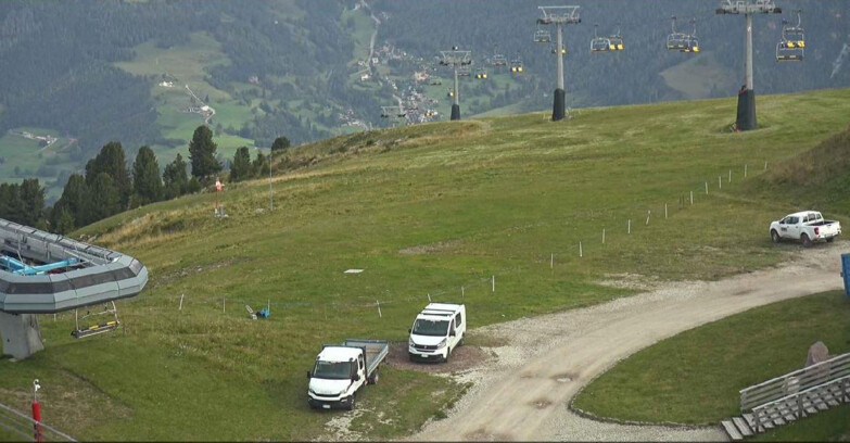 Webcam Alpe Cermis - Chairlift and slope Lagorai