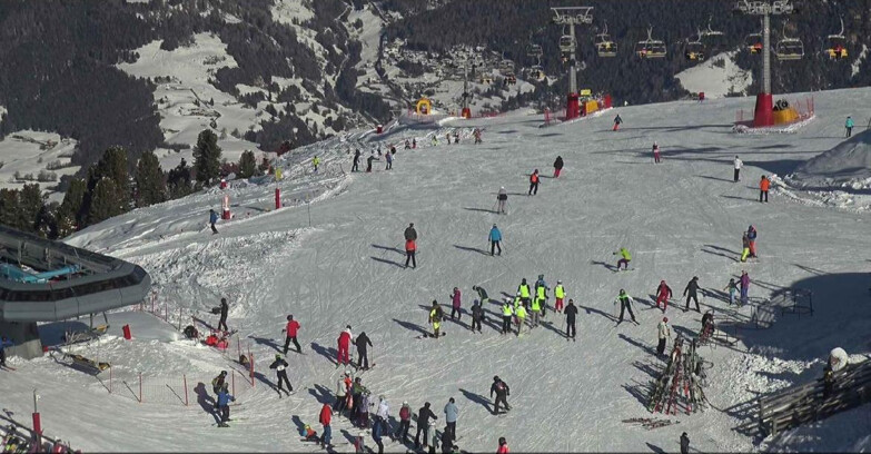 Webcam Alpe Cermis  - Chairlift and slope Lagorai