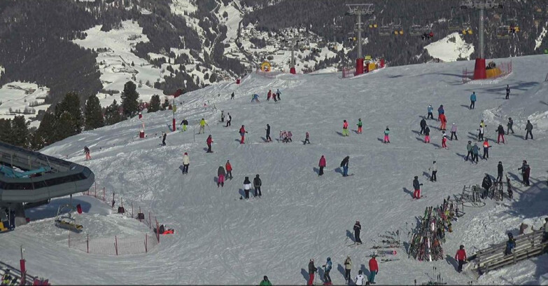 Webcam Alpe Cermis  - Chairlift and slope Lagorai
