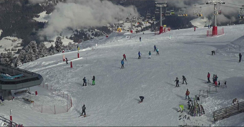 Webcam Alpe Cermis - Chairlift and slope Lagorai