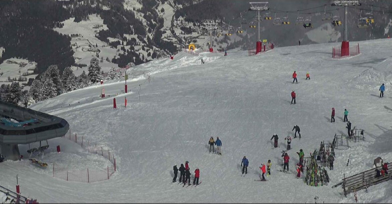 Webcam Alpe Cermis - Chairlift and slope Lagorai
