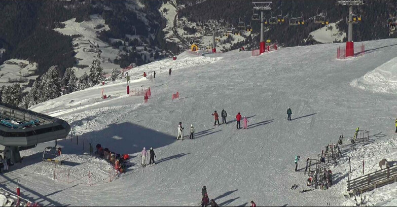 Webcam Alpe Cermis - Chairlift and slope Lagorai