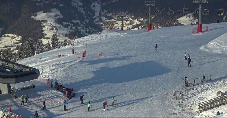 Webcam Alpe Cermis - Chairlift and slope Lagorai