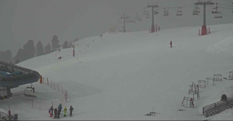 Webcam Alpe Cermis  - Chairlift and slope Lagorai