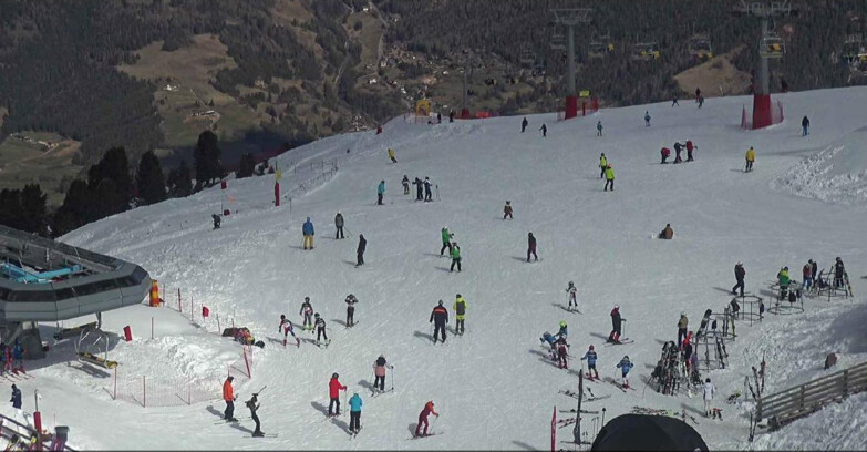 Webcam Alpe Cermis  - Chairlift and slope Lagorai