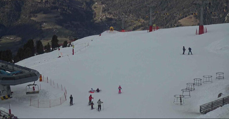 Webcam Alpe Cermis  - Chairlift and slope Lagorai