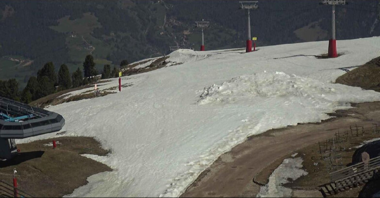 Webcam Alpe Cermis  - Chairlift and slope Lagorai