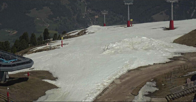 Webcam Alpe Cermis  - Chairlift and slope Lagorai