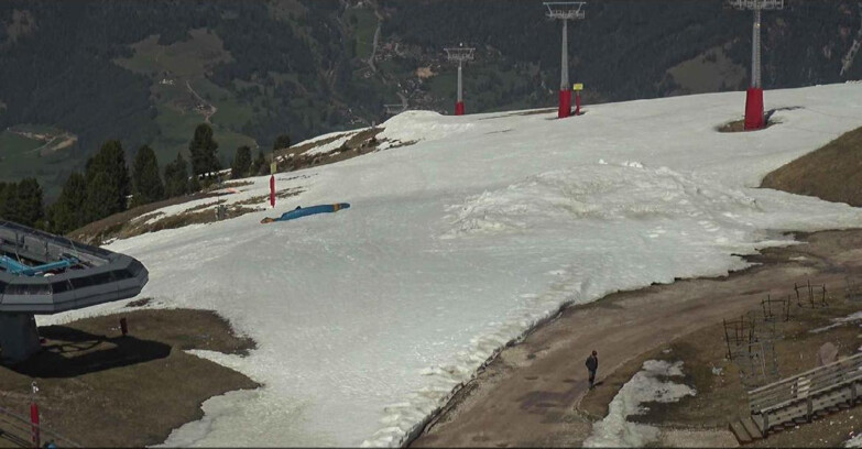 Webcam Alpe Cermis  - Chairlift and slope Lagorai
