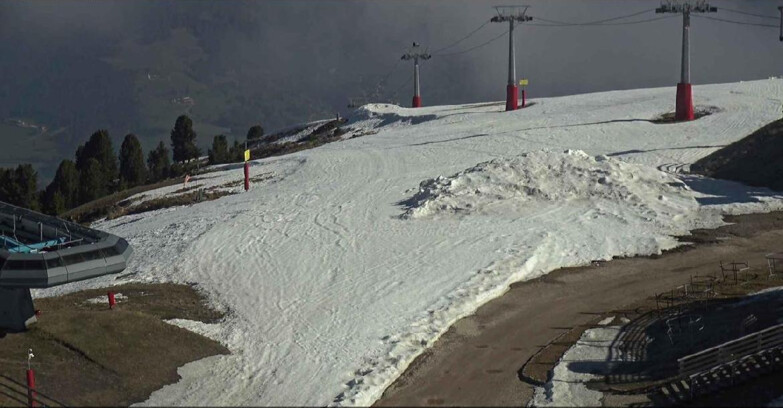 Webcam Alpe Cermis  - Chairlift and slope Lagorai