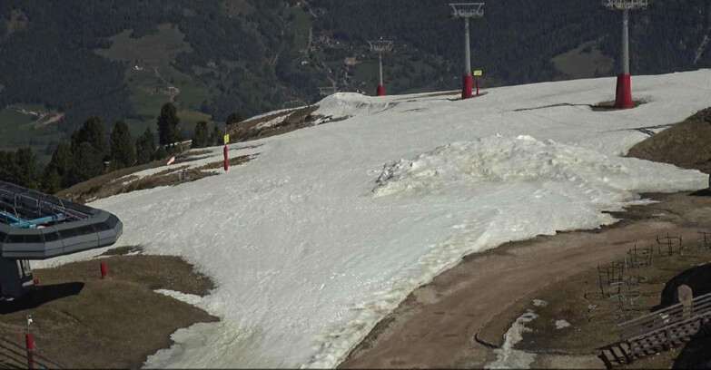 Webcam Alpe Cermis - Chairlift and slope Lagorai