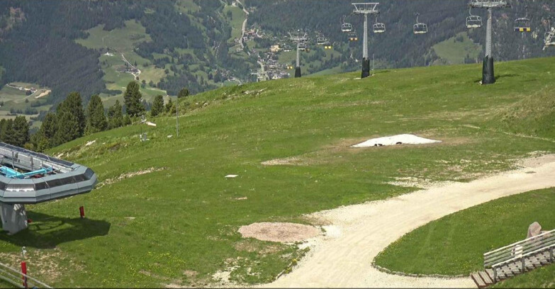 Webcam Alpe Cermis  - Chairlift and slope Lagorai