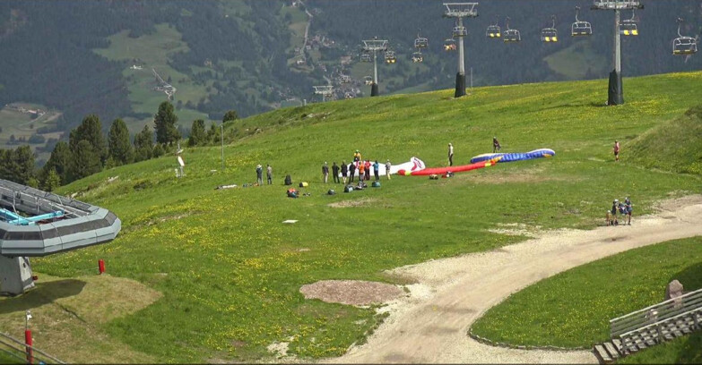 Webcam Alpe Cermis  - Chairlift and slope Lagorai