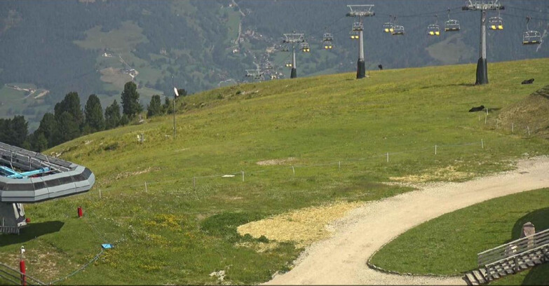 Webcam Alpe Cermis  - Chairlift and slope Lagorai