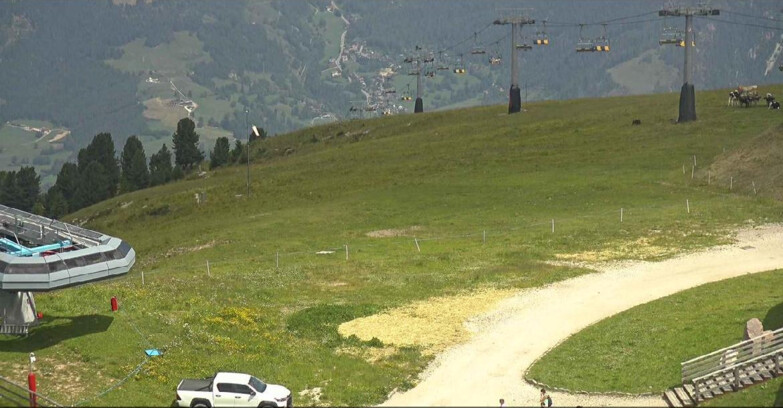 Webcam Alpe Cermis  - Chairlift and slope Lagorai
