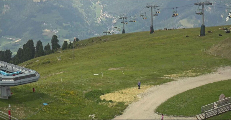 Webcam Alpe Cermis  - Chairlift and slope Lagorai