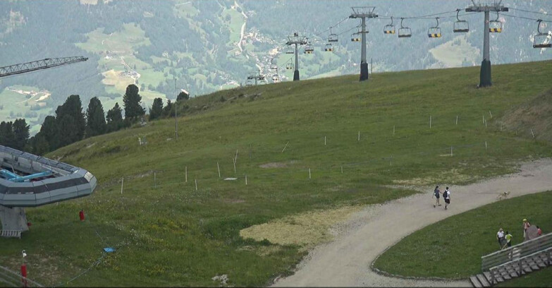 Webcam Alpe Cermis  - Chairlift and slope Lagorai
