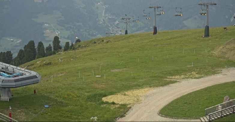 Webcam Alpe Cermis  - Chairlift and slope Lagorai