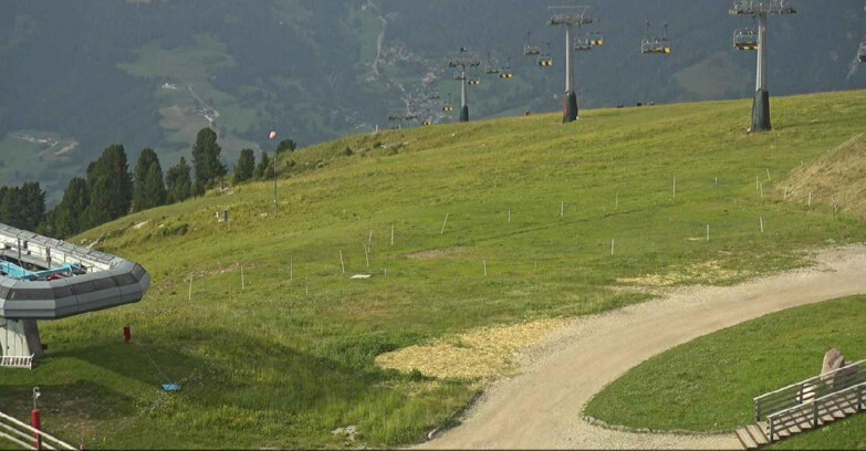 Webcam Alpe Cermis  - Chairlift and slope Lagorai